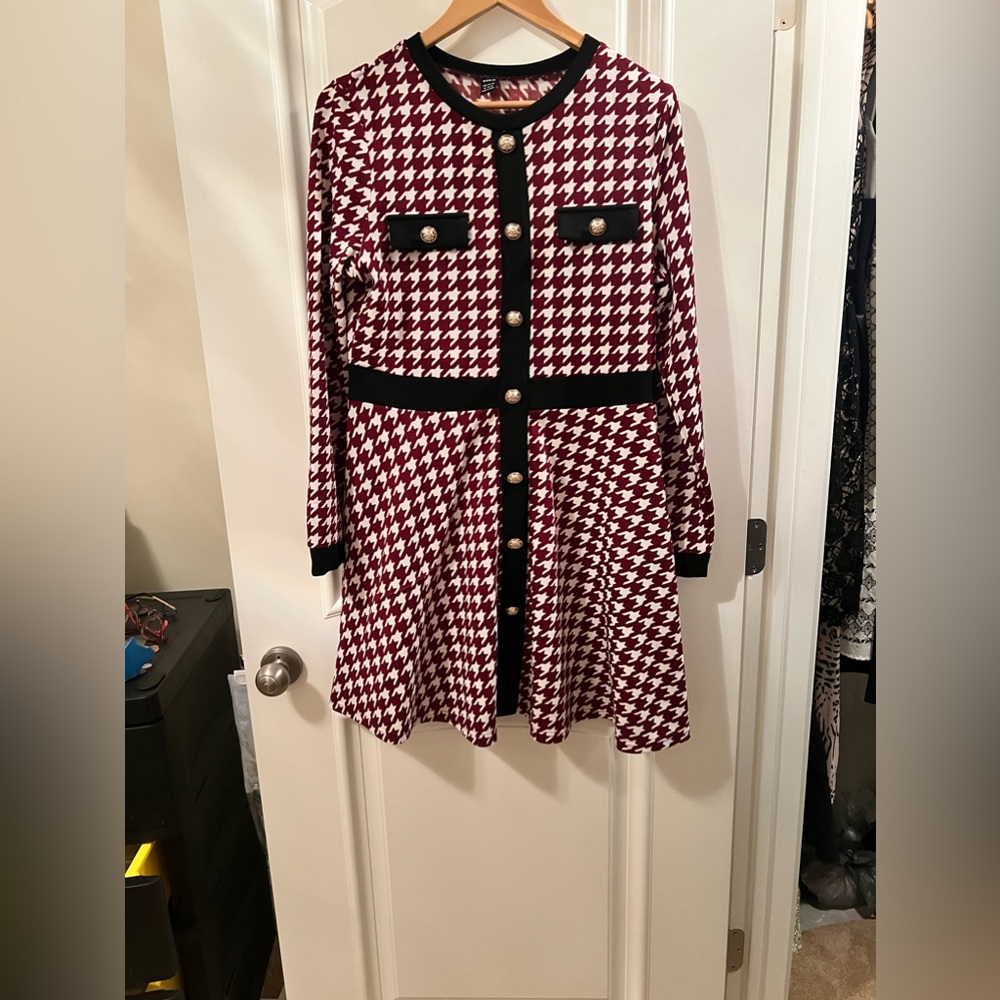Houndstooth dress